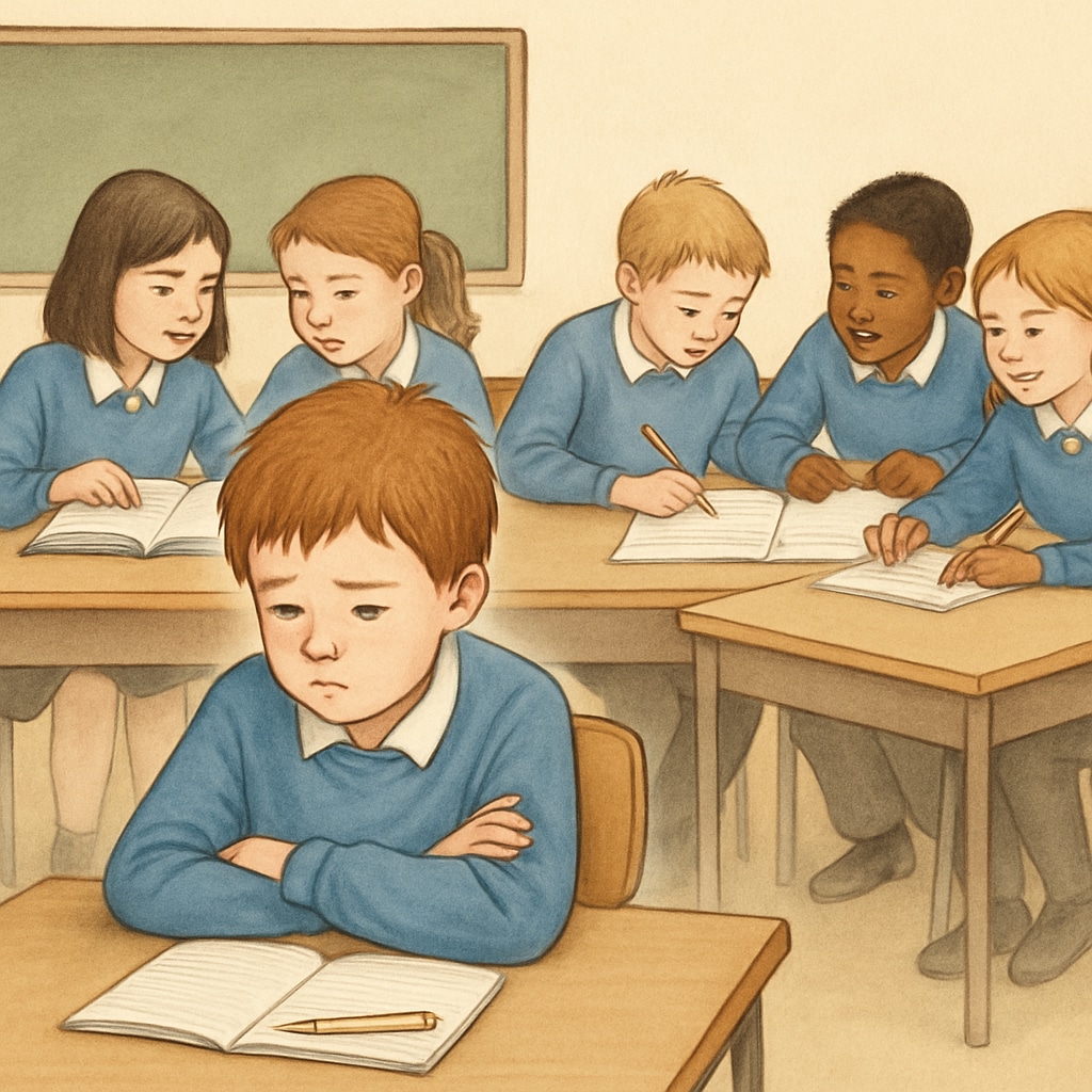Special Educational Needs student facing educational challenges in a UK classroom.