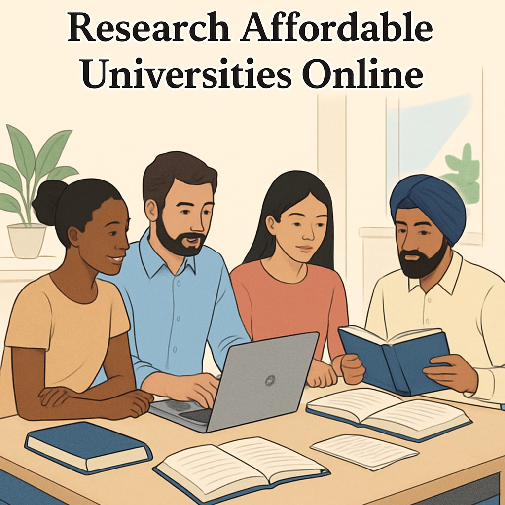 Students researching universities with affordable tuition for AS level qualifications.