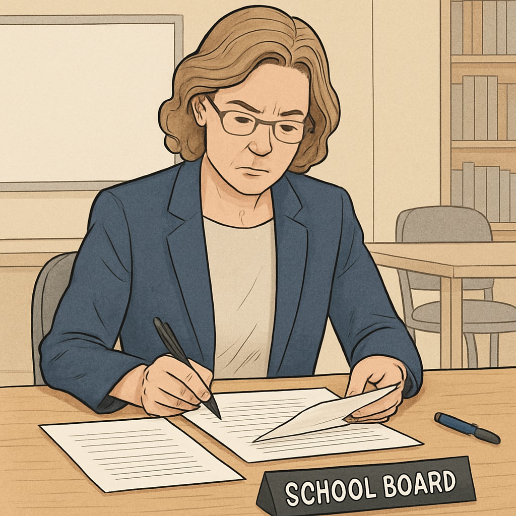 A school board member preparing for a meeting to ensure informed decisions.