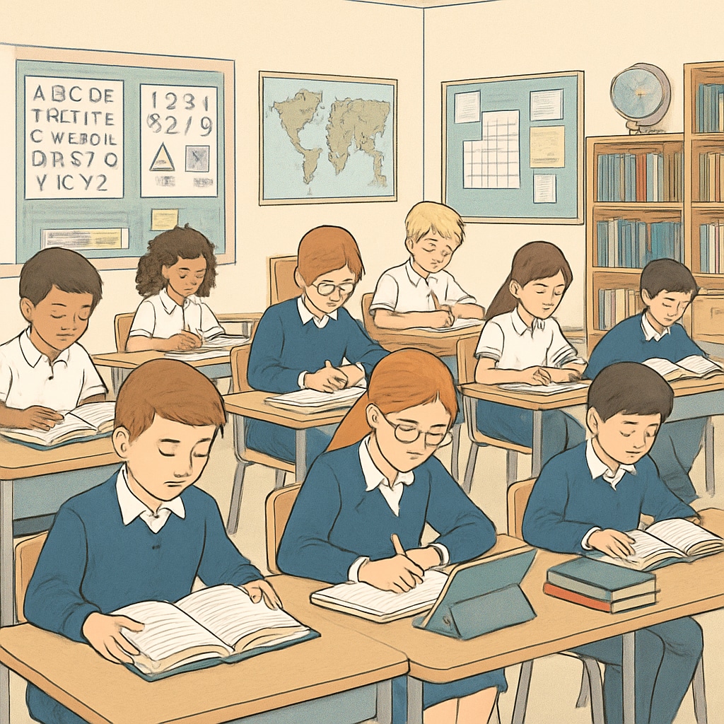Private school classroom highlighting personalized education choices.
