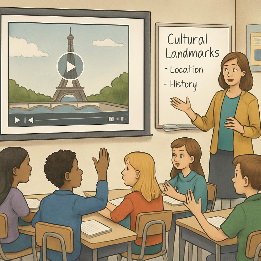 Classroom discussion on short video tourism and cultural learning