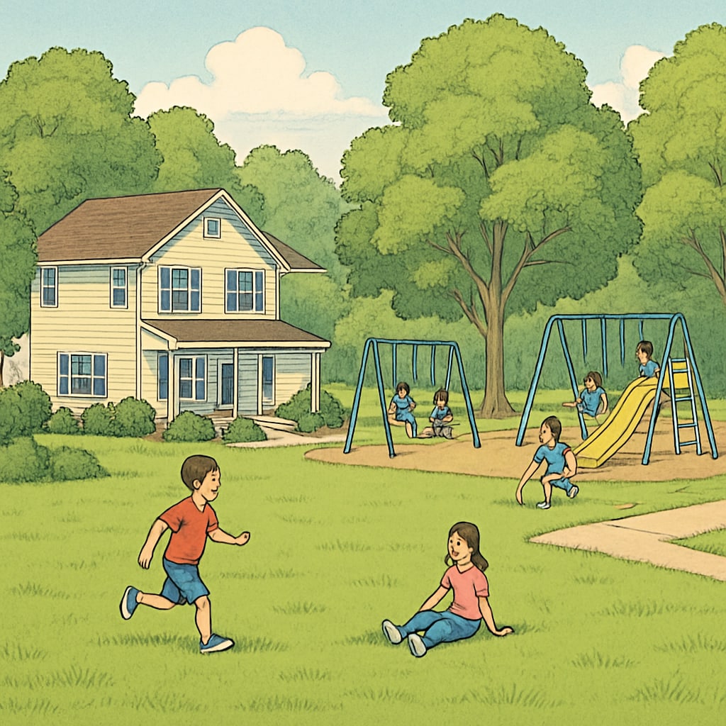 Image of a suburban home in a top-ranking school district.