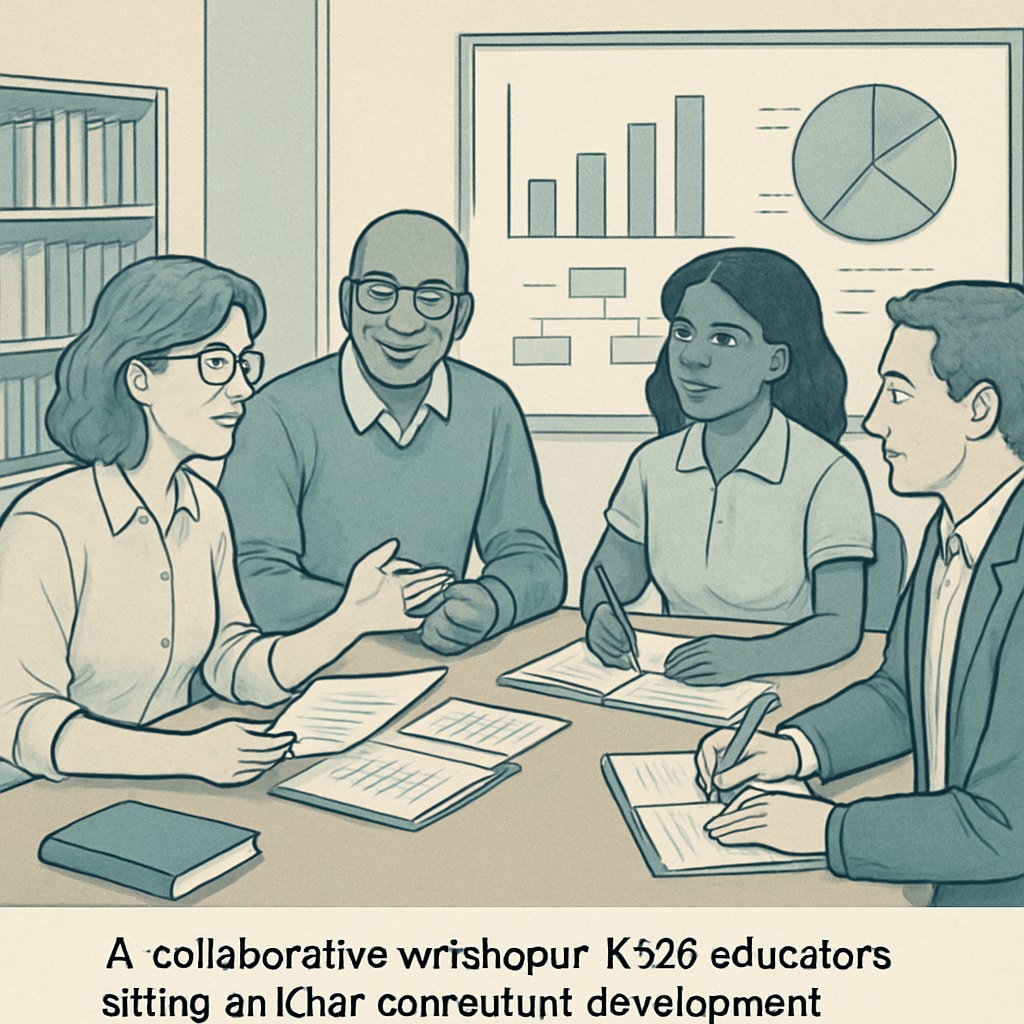 UC employees and K-12 educators collaborating on curriculum development.
