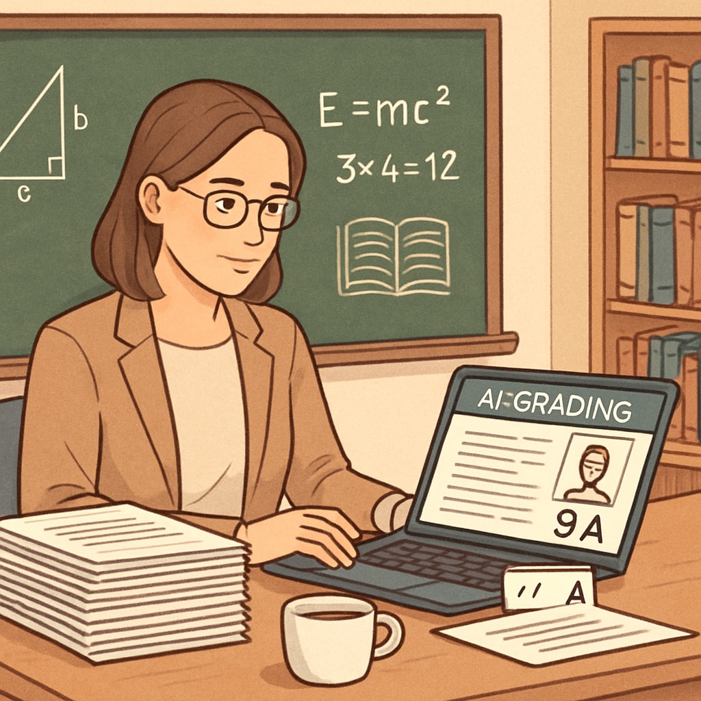 AI reducing teacher workload through automated grading.