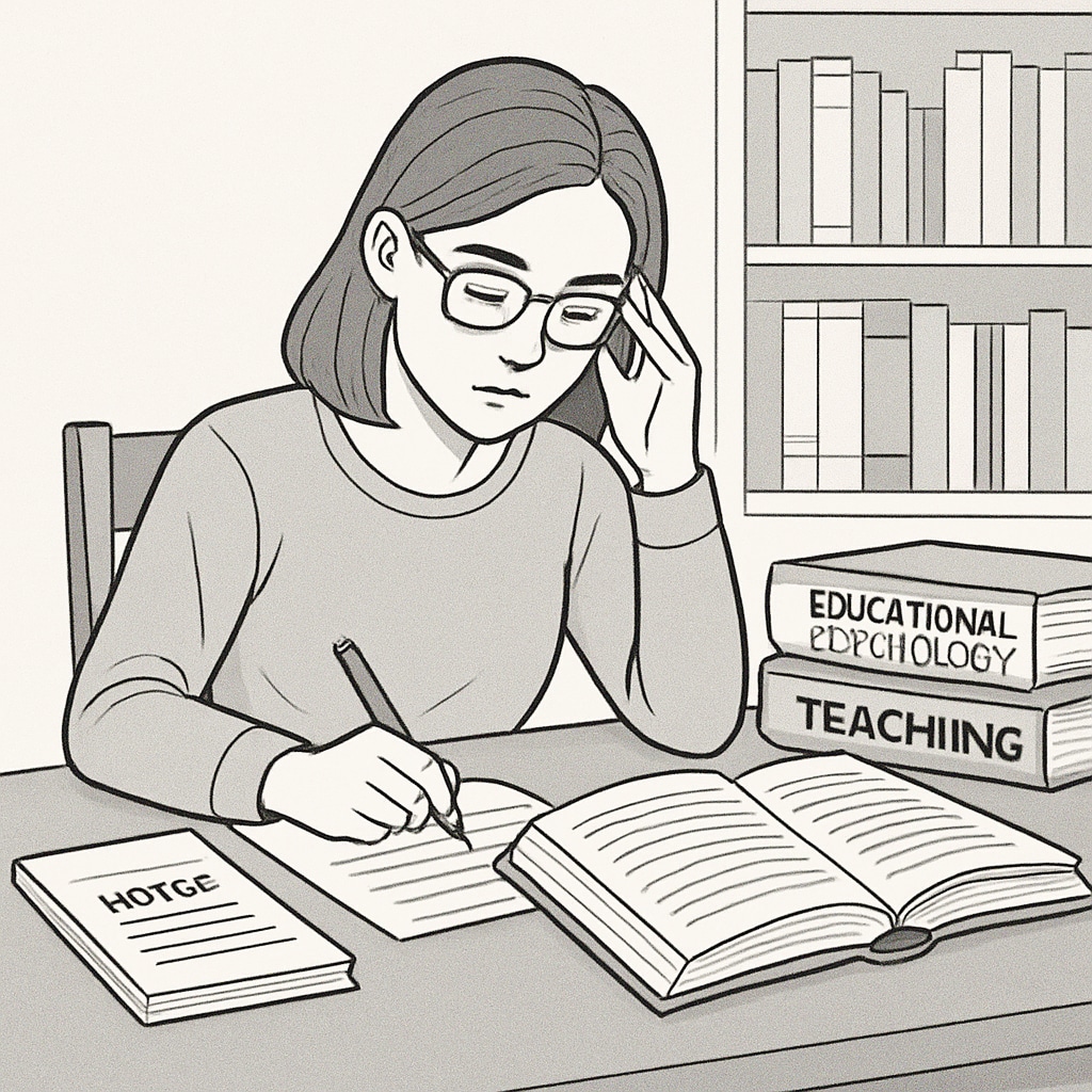 Biology graduate studying educational psychology for teaching licensure.