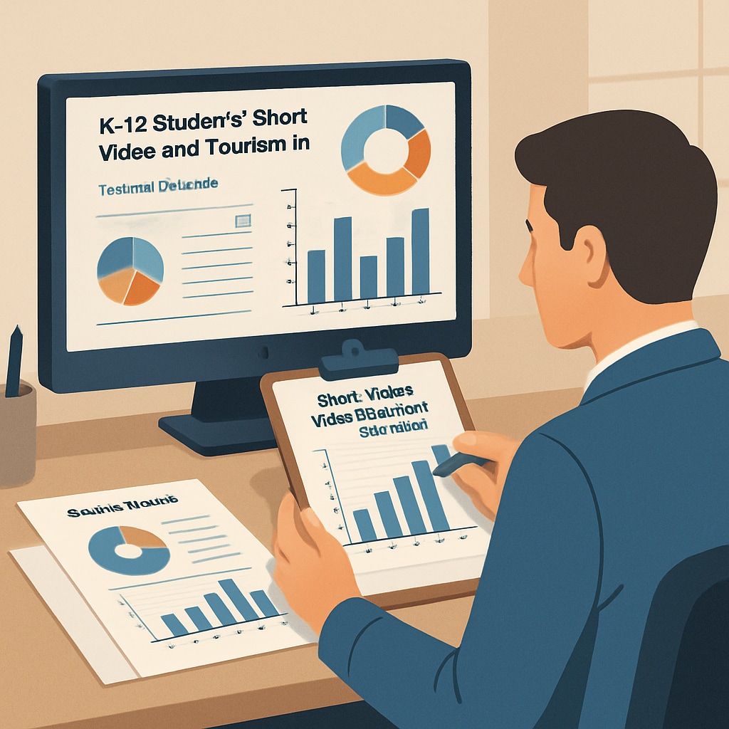 A researcher examining data for a master's thesis on K12 students’ short video habits and travel decisions.