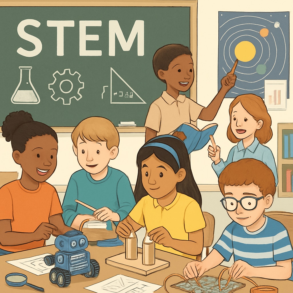 Students in a STEM classroom, illustrating the importance of addressing hidden learning difficulties with diagnostic tools