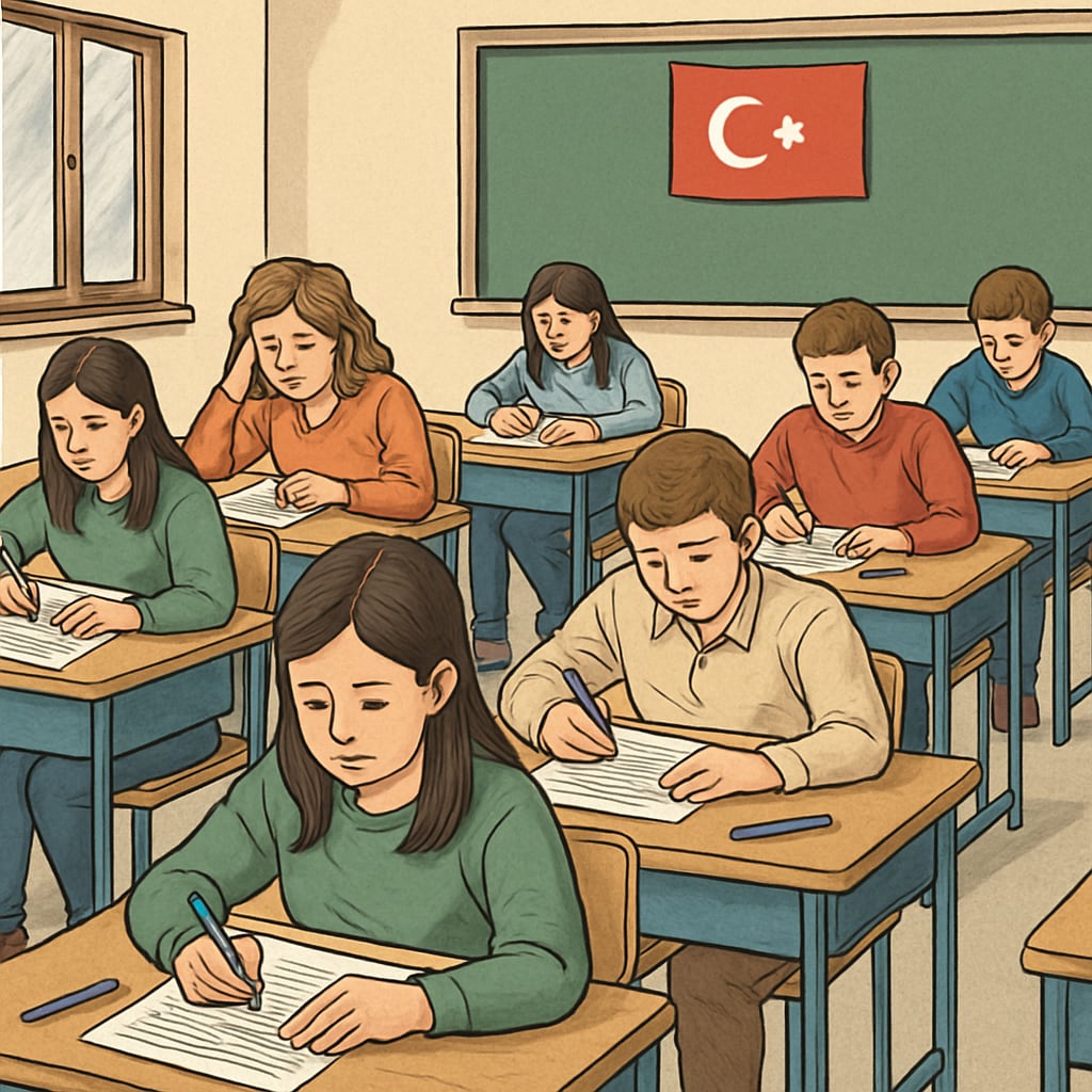 Turkish education system exam stress in classroom setting