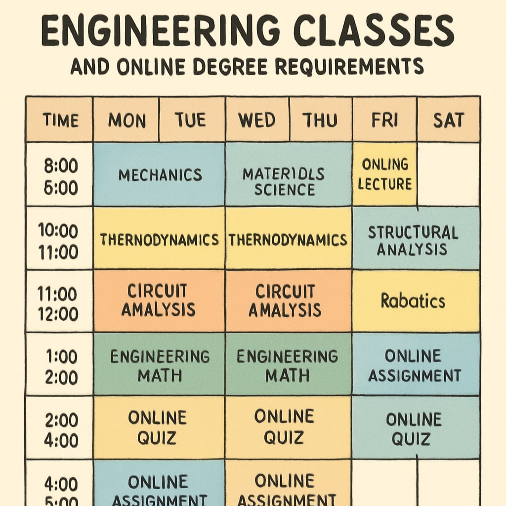 Time management system for dual degree students