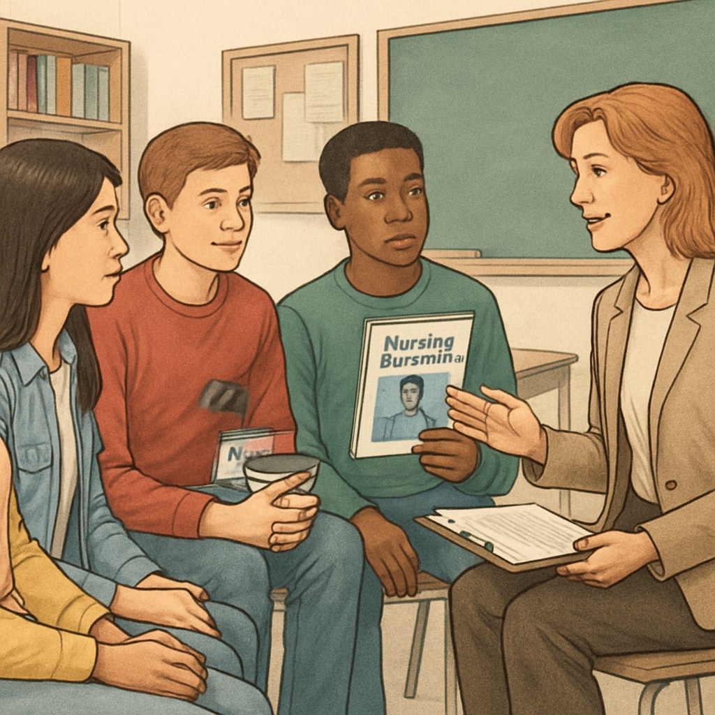 High school students planning nursing programs and college transfers