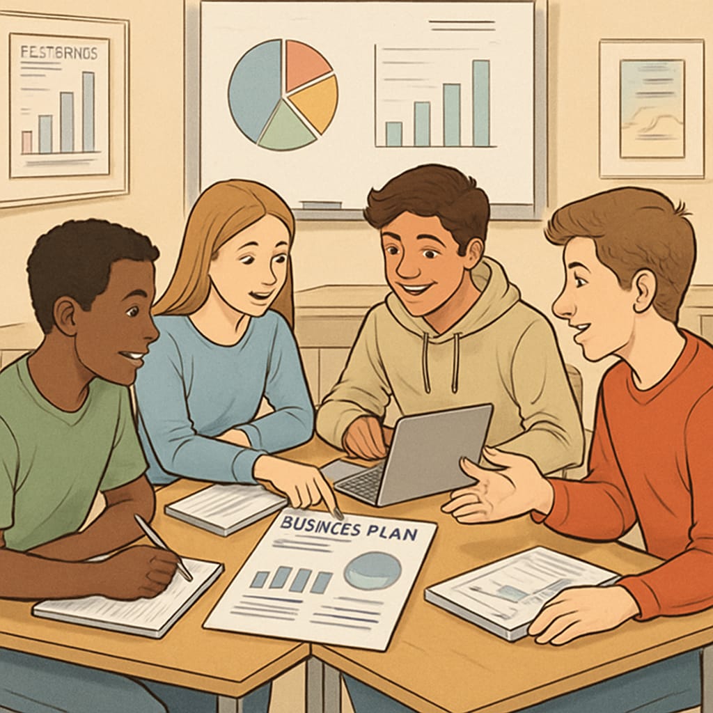 Career planning and business analysis in high school education