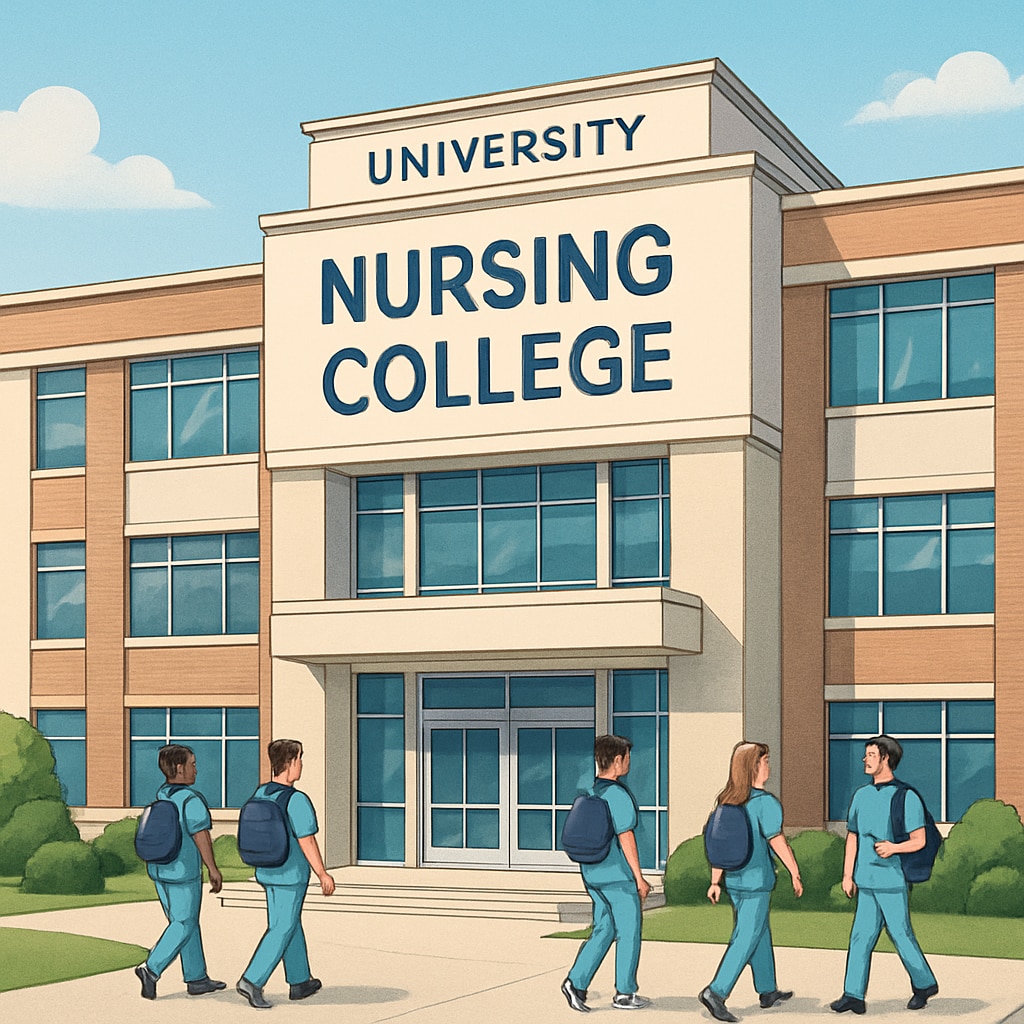 Nursing school building for transfer students to consider