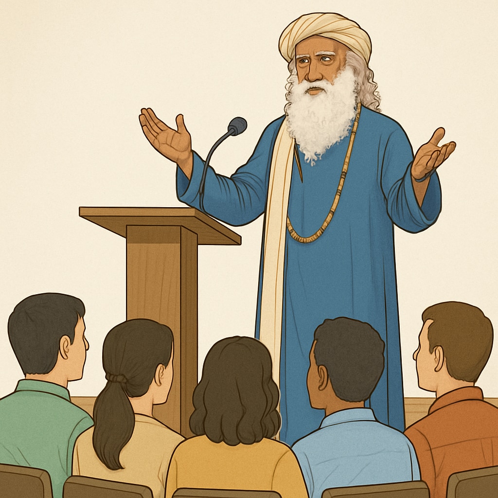 Sadhguru’s speech feedback tips for entrepreneurs