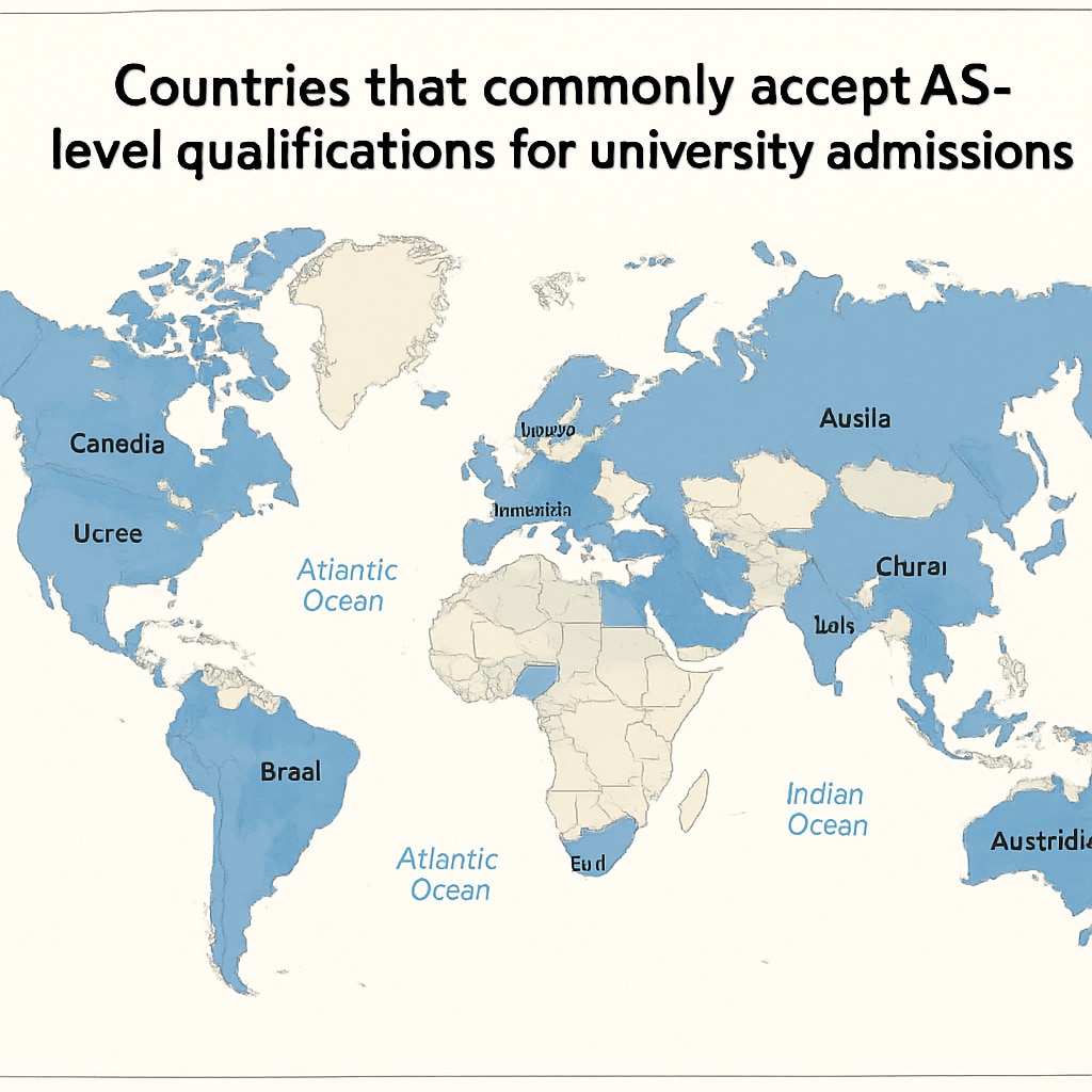 Global AS-level university acceptance map for budget-conscious students