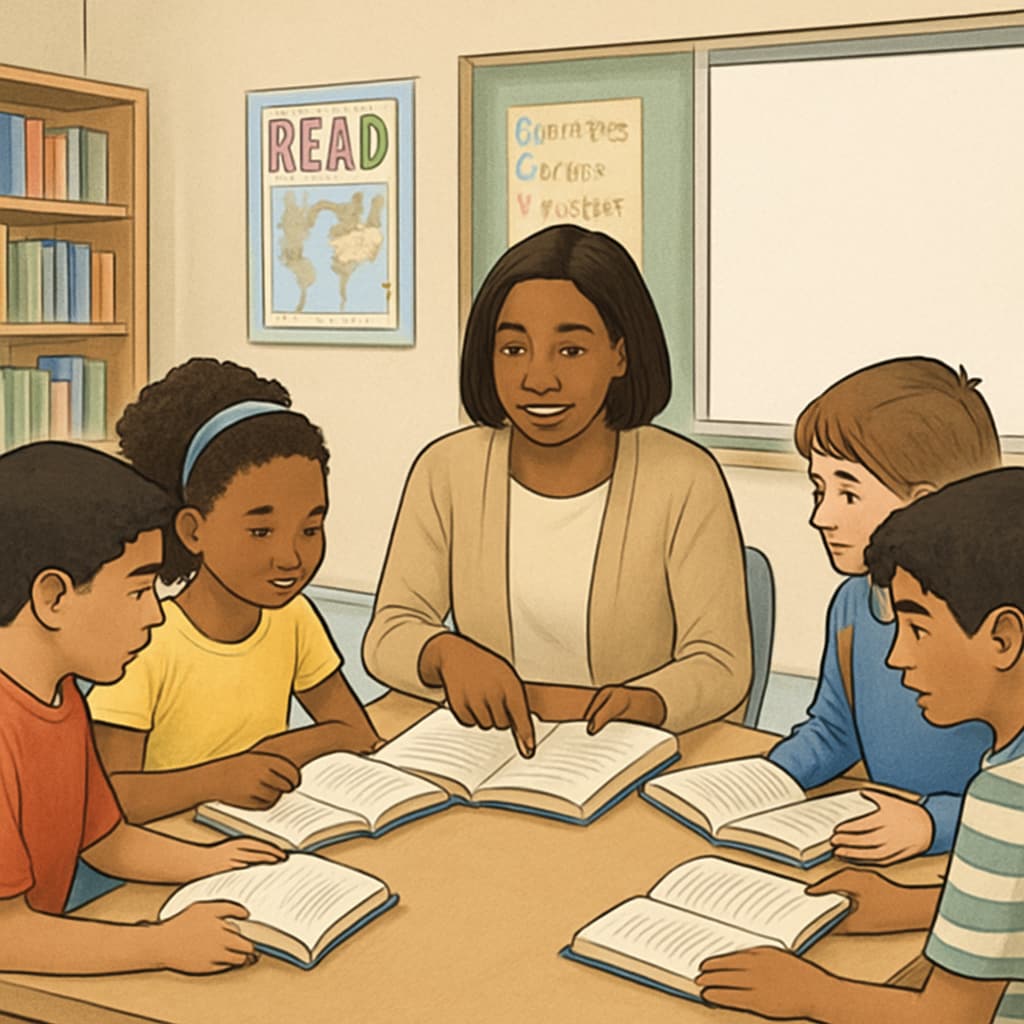 ELA teaching structure in action with small group reading instruction
