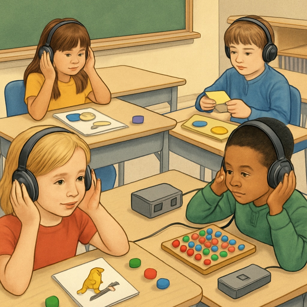 Female entrepreneurs observing K12 communication exercises