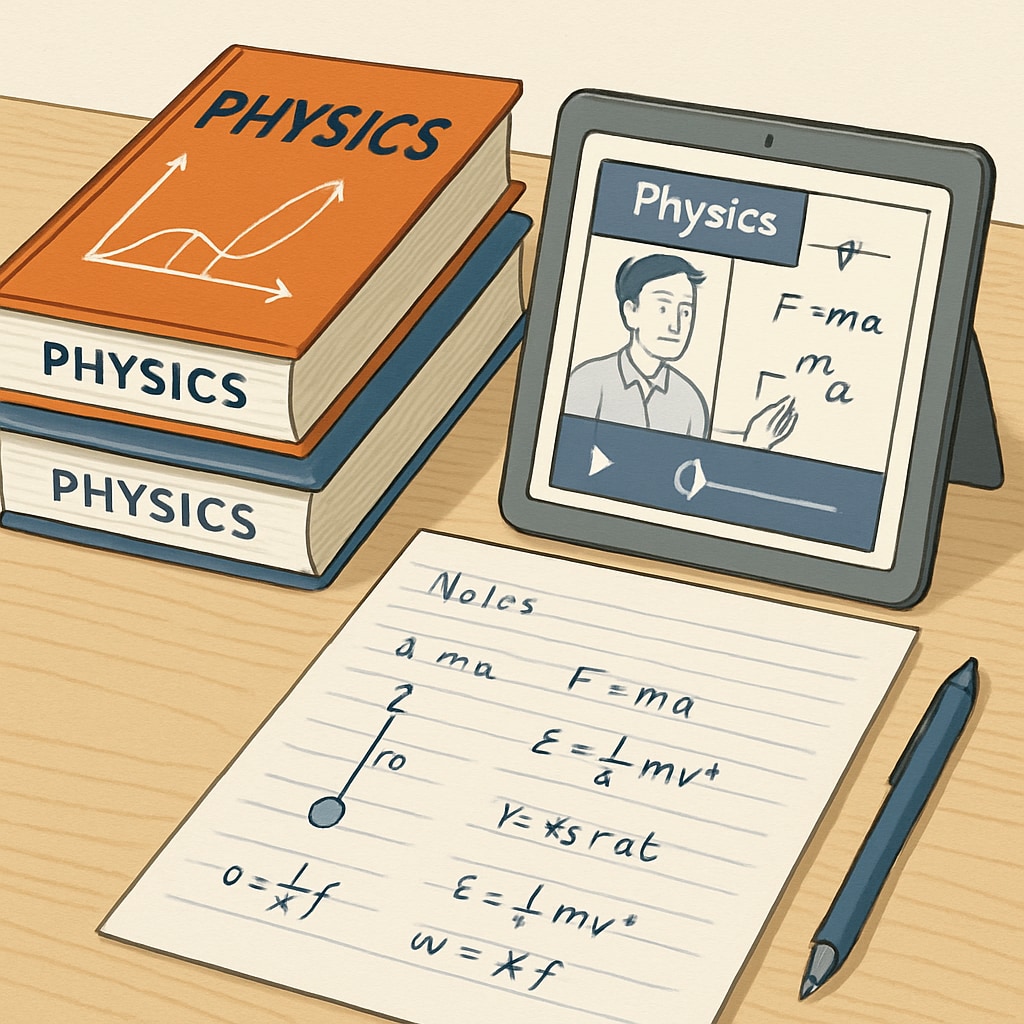 Multiple physics study resources for backlog clearance