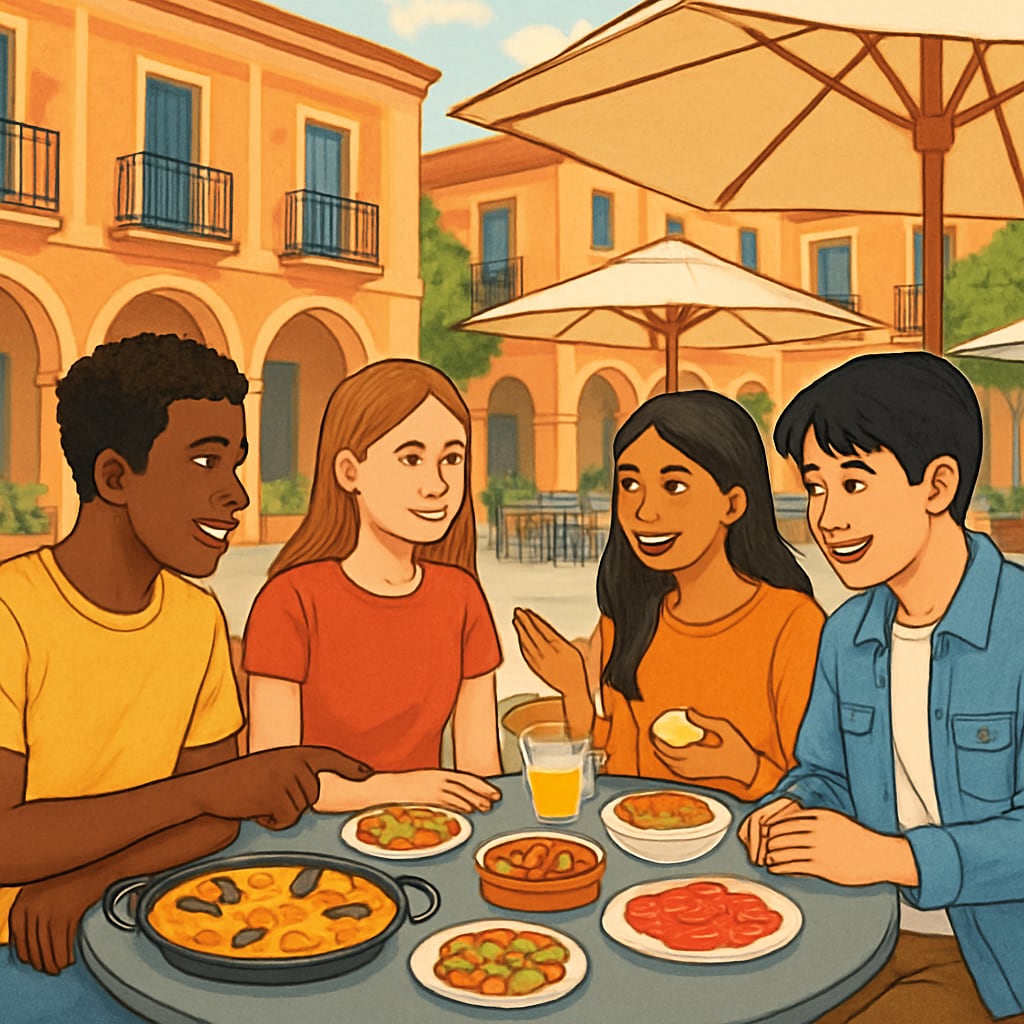 Cultural exchange among graduate students in Spain