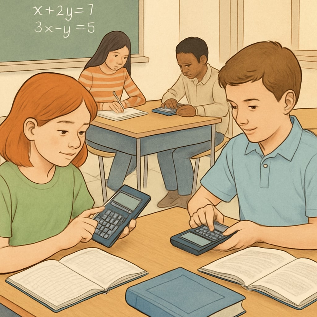 RPN calculator in educational setting