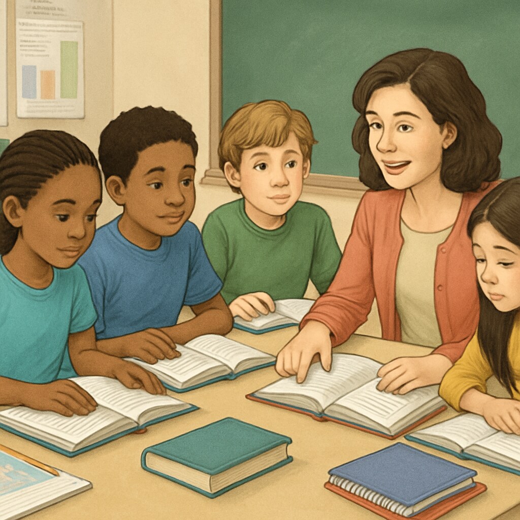 ELA teaching structure in action with reading comprehension activity