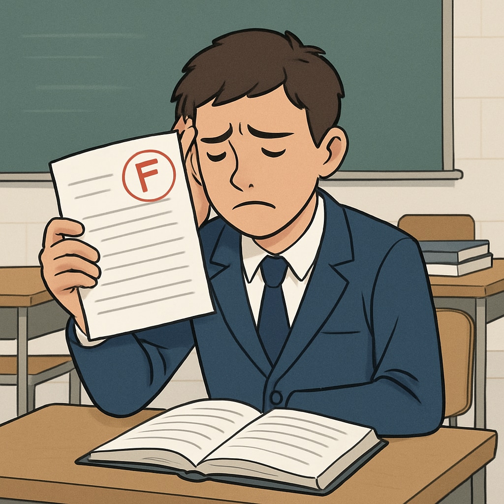 Student struggling with unfair academic evaluation