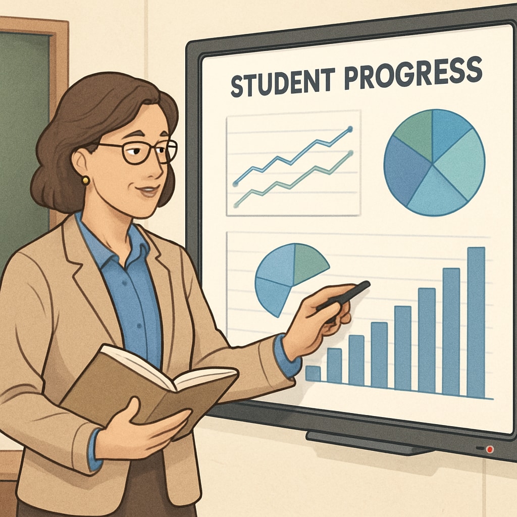 Educator demonstrating AI subscription benefits for academic performance
