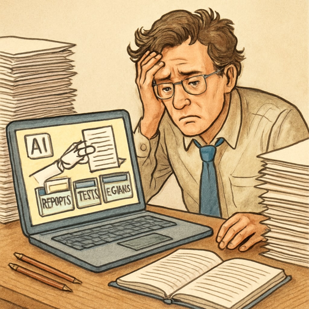 AI reducing teacher workload in classroom administration