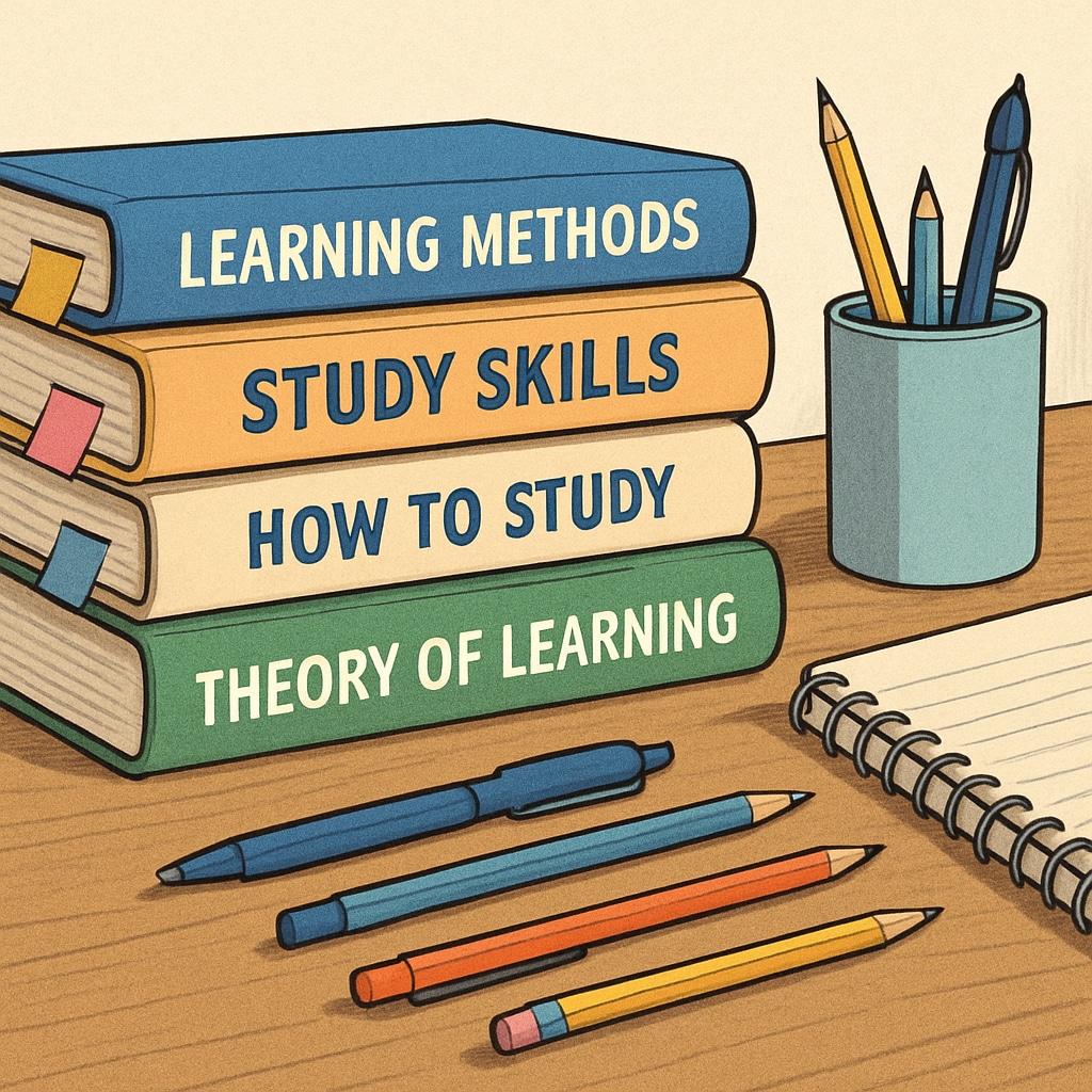 Books about learning methods and information retention strategies for students