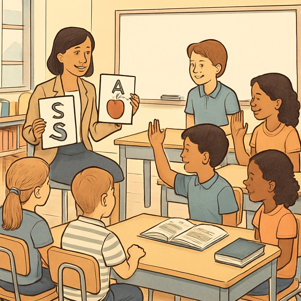 Real classroom examples of phonics and whole language teaching
