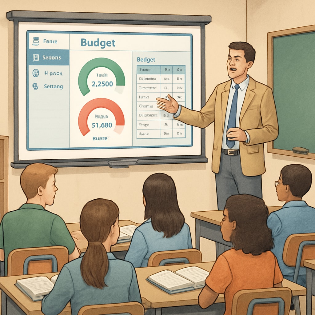 Time management and financial education in modern school setting