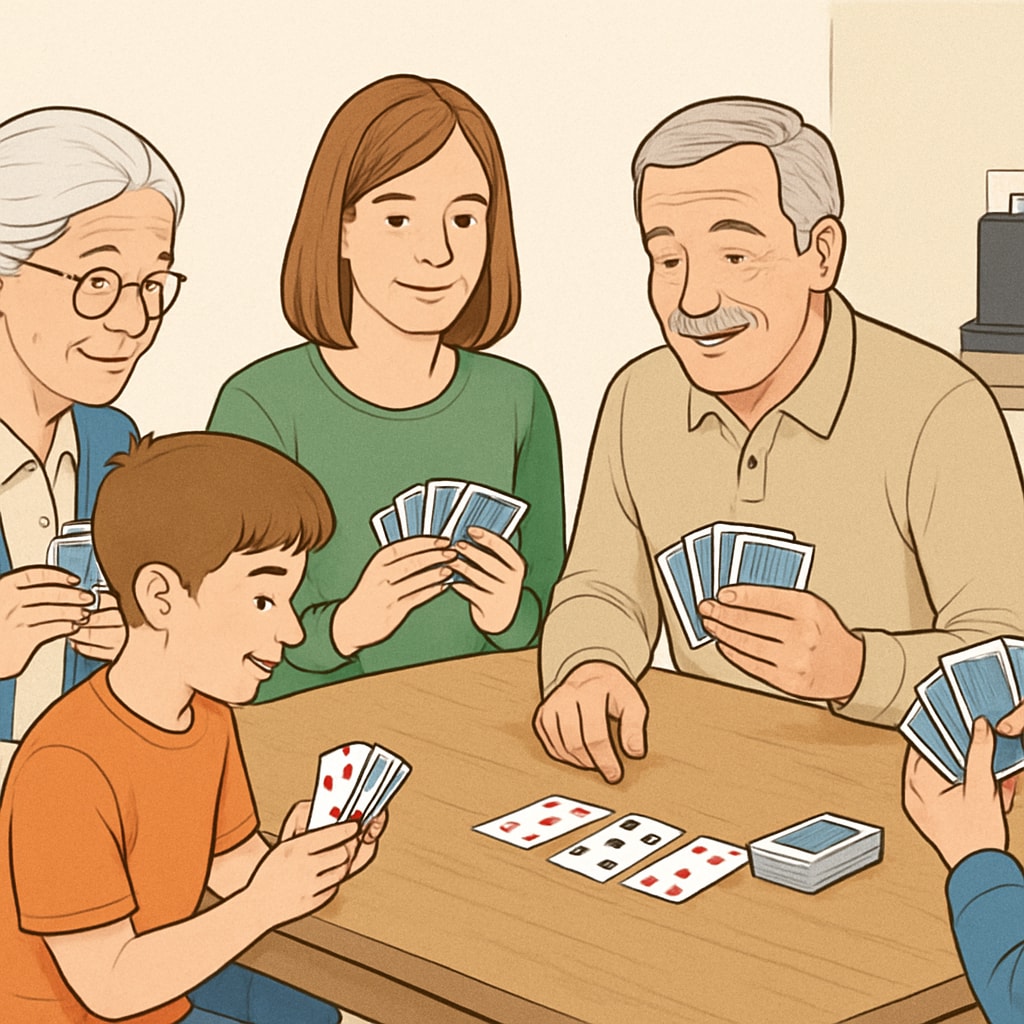 Healthy family bonding activity as alternative to screen time