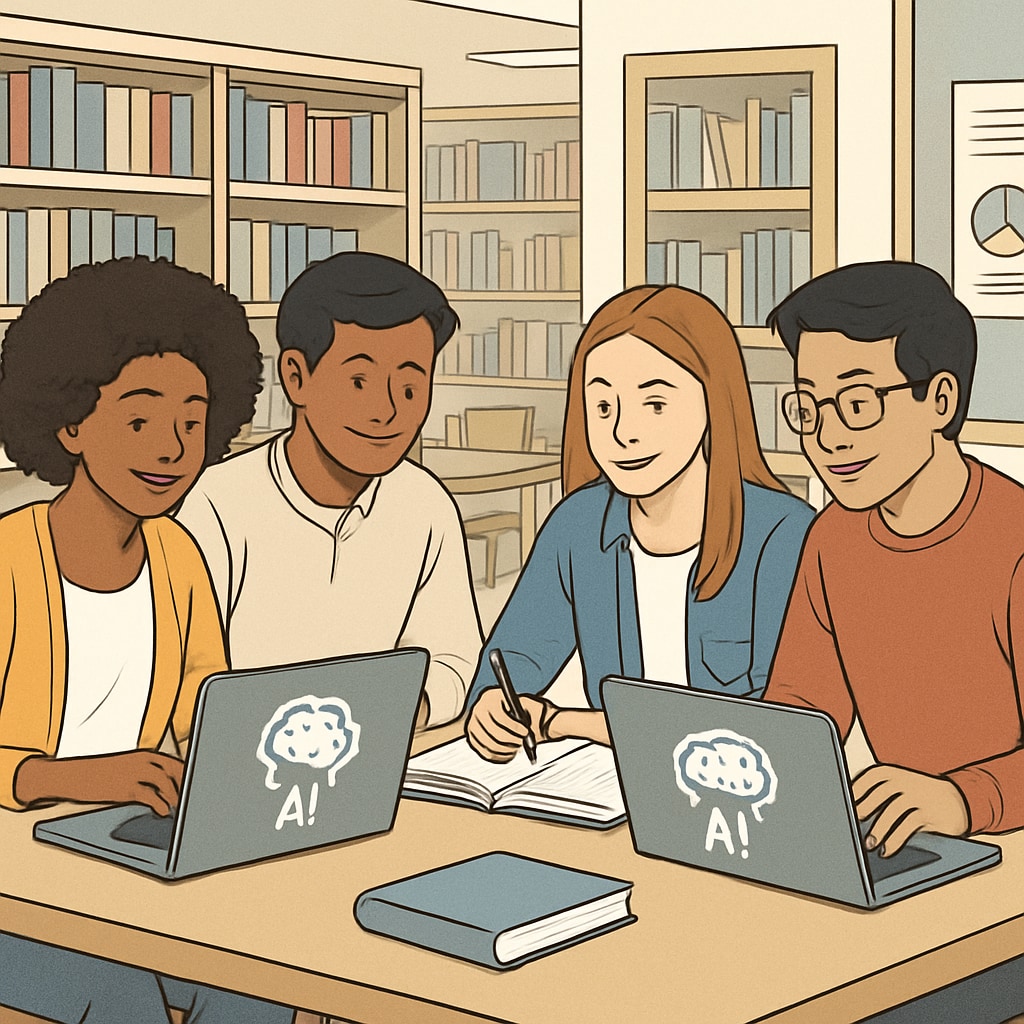 Students using AI subscription services for academic help