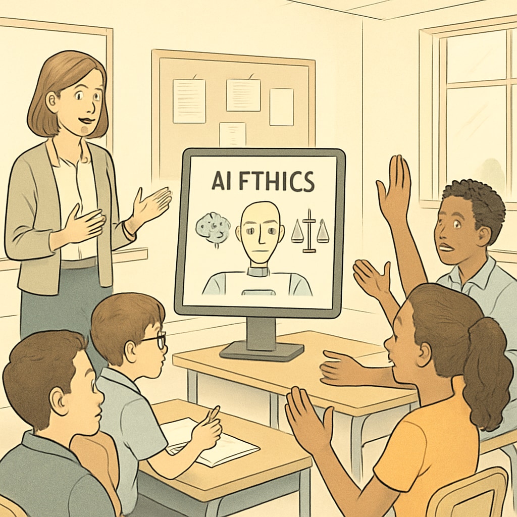 K12 ethics education preparing students for AI-driven career landscape