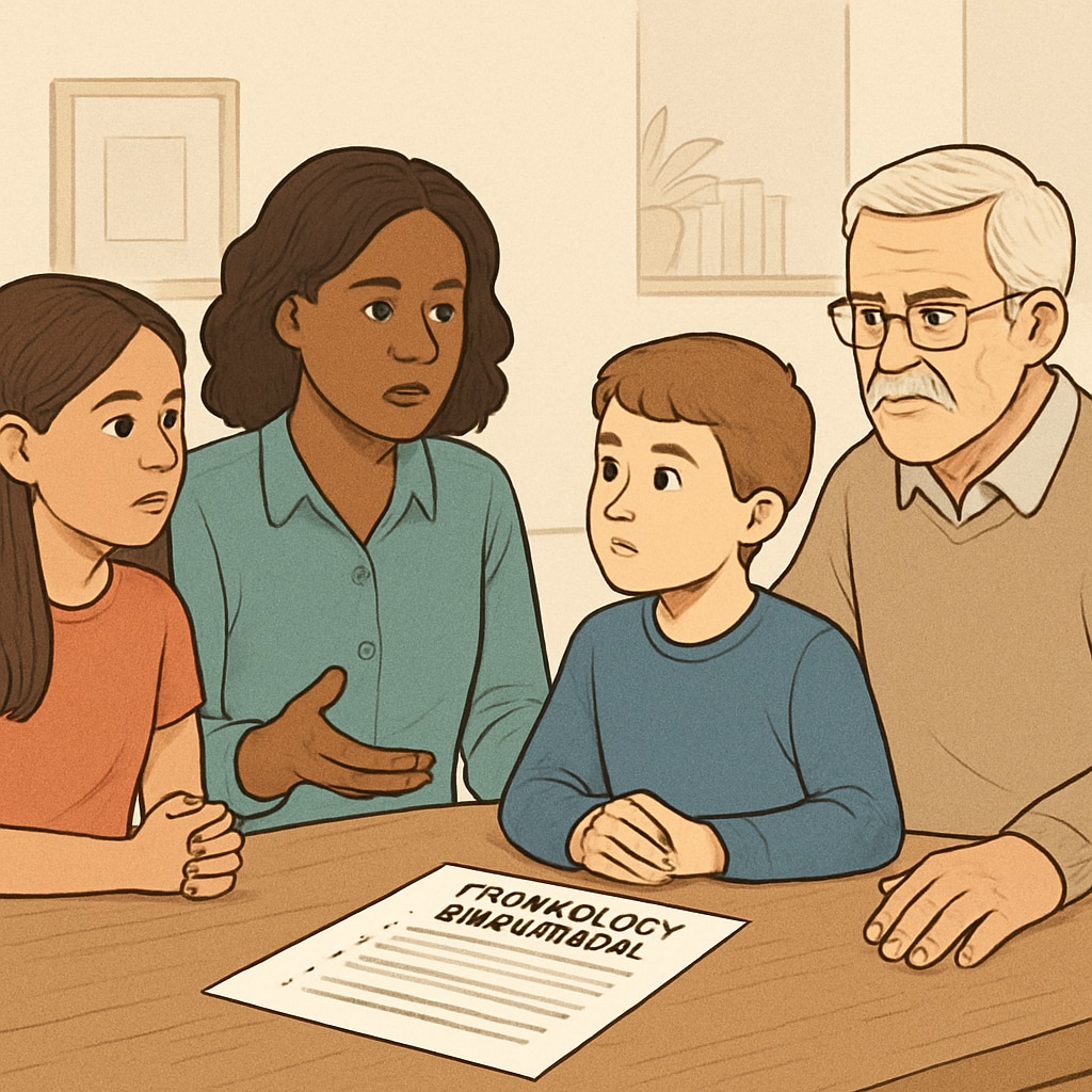 Family creating healthy boundaries for children's technology use