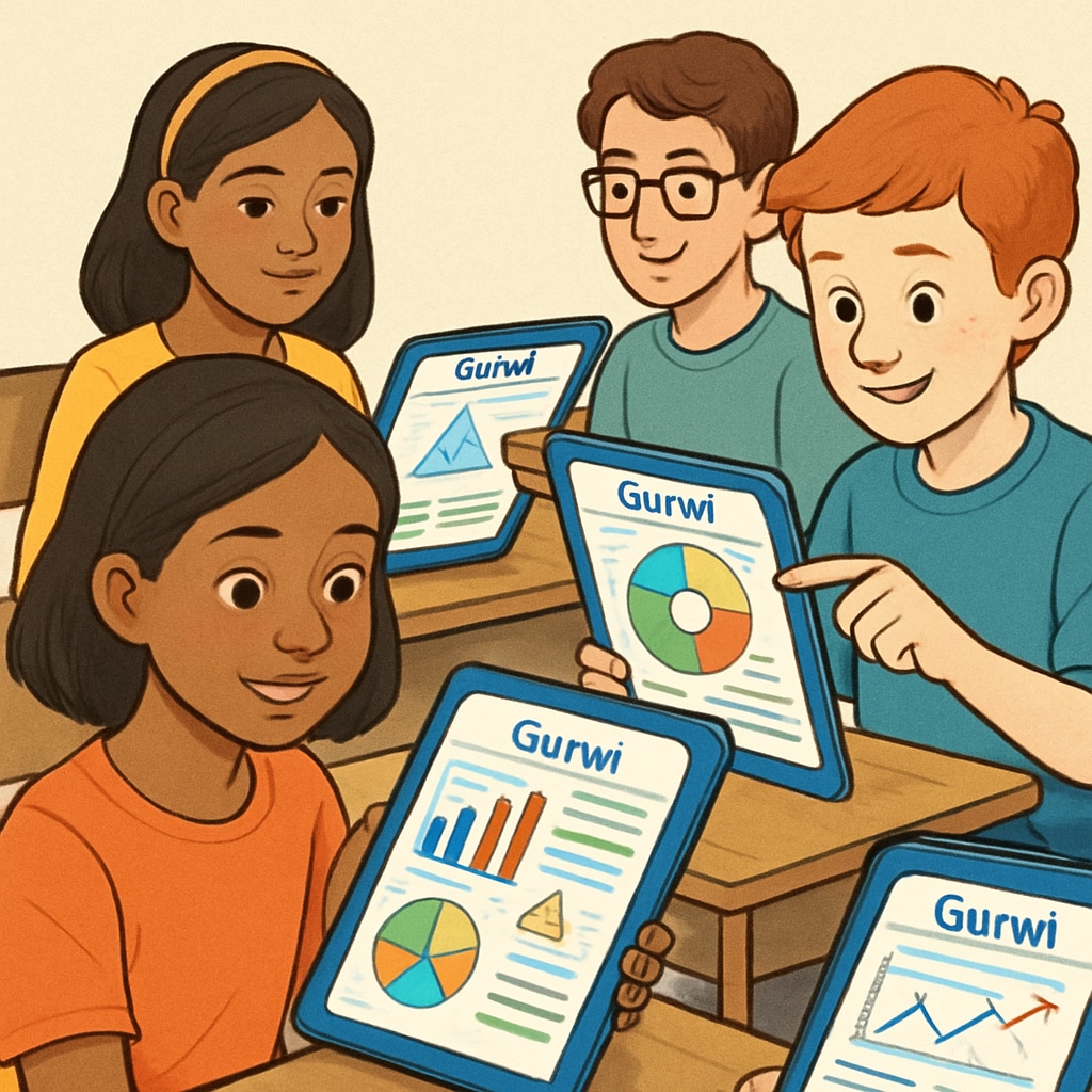 Visual interactive learning app for multilingual education