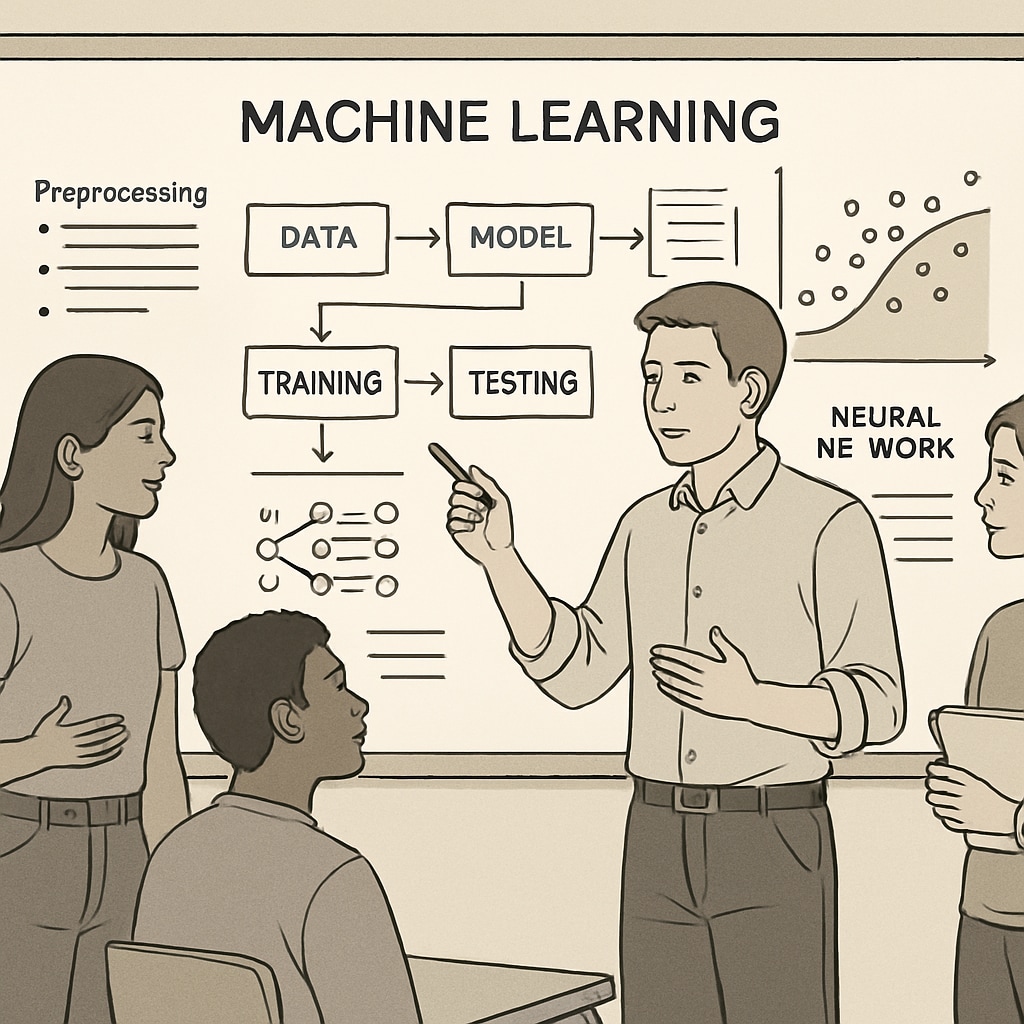 Undergraduate education group project presentation for AI concepts