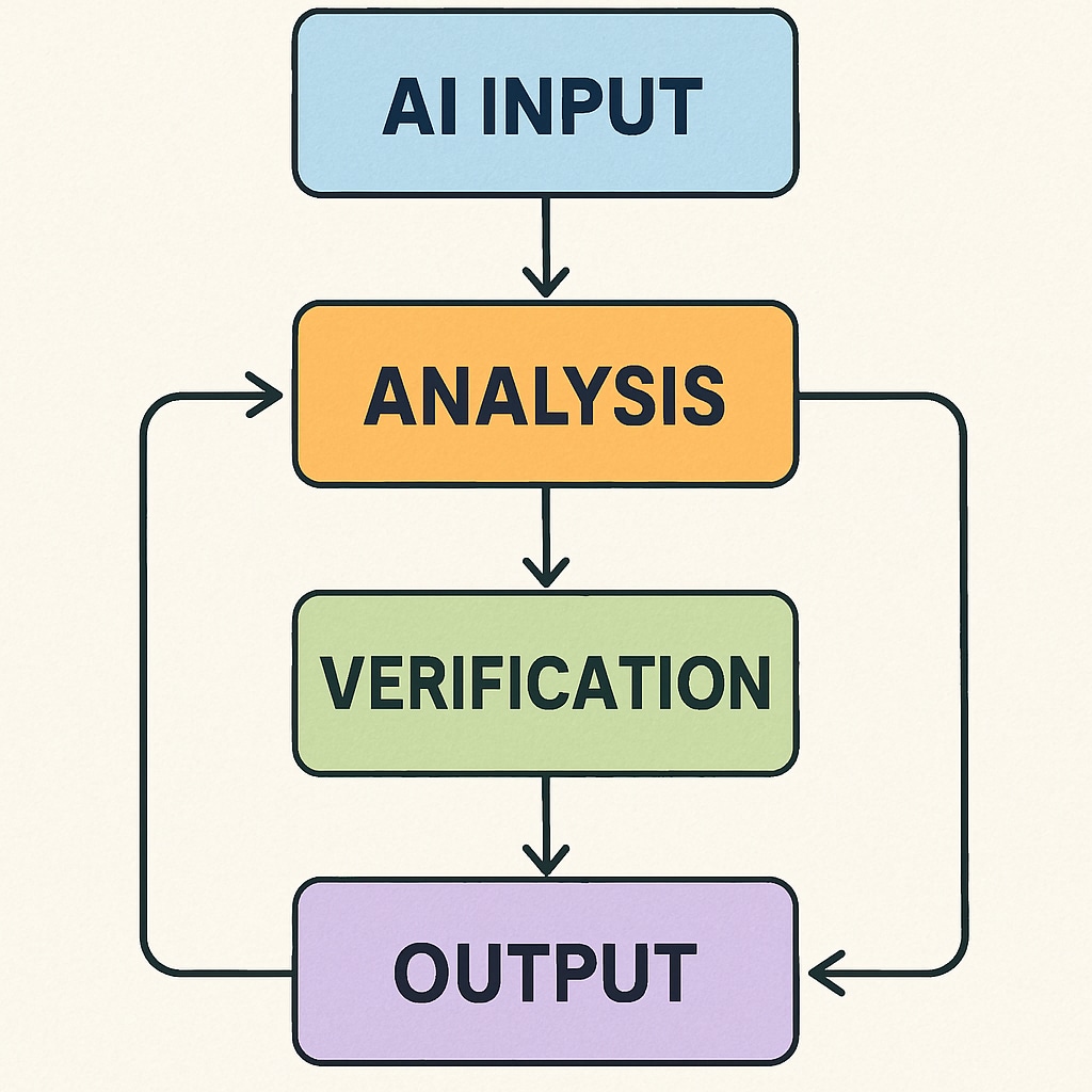 Critical thinking development cycle with large language model integration