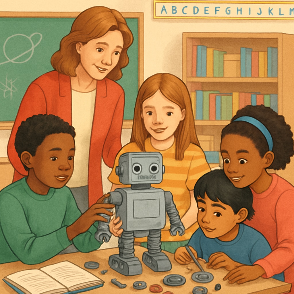 Beginner robotics education with project-based learning in classroom setting