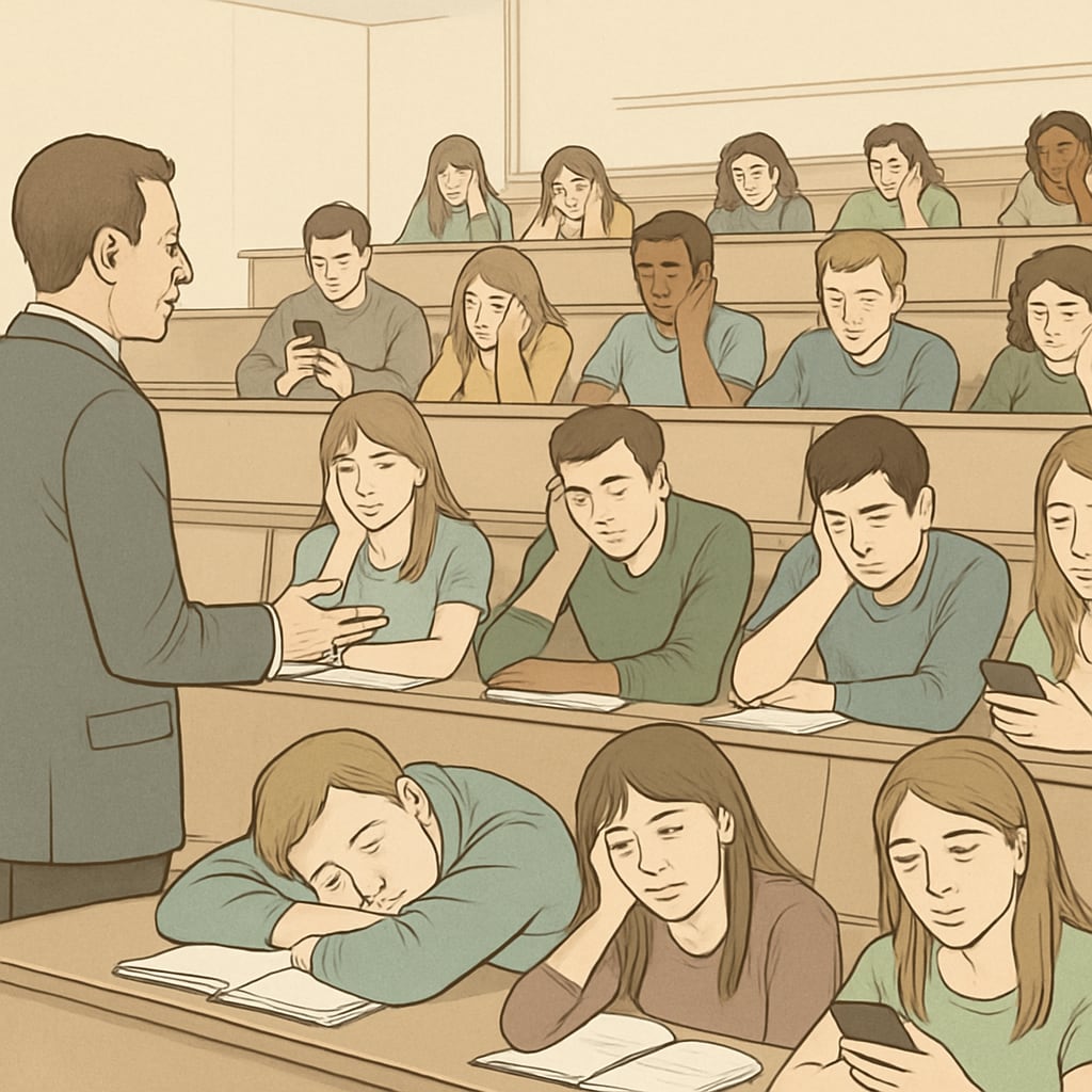 Disengaged college students struggling with learning motivation