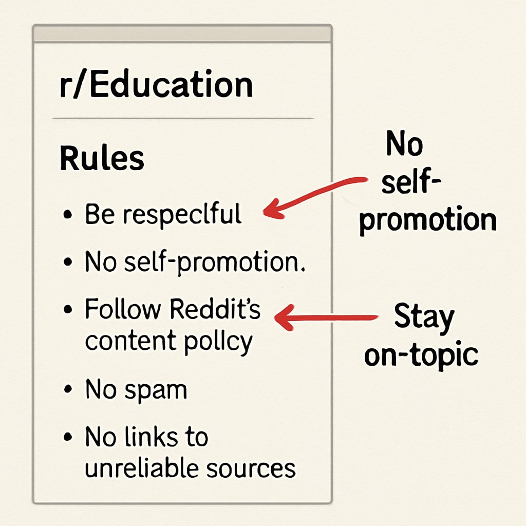 r/Education community rules and subreddit guidelines