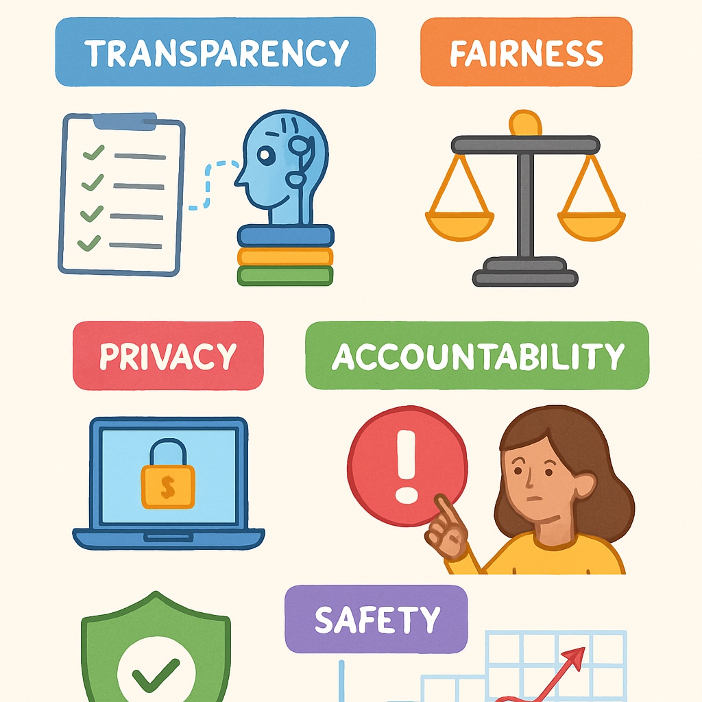 Responsible AI management concepts for K12 students