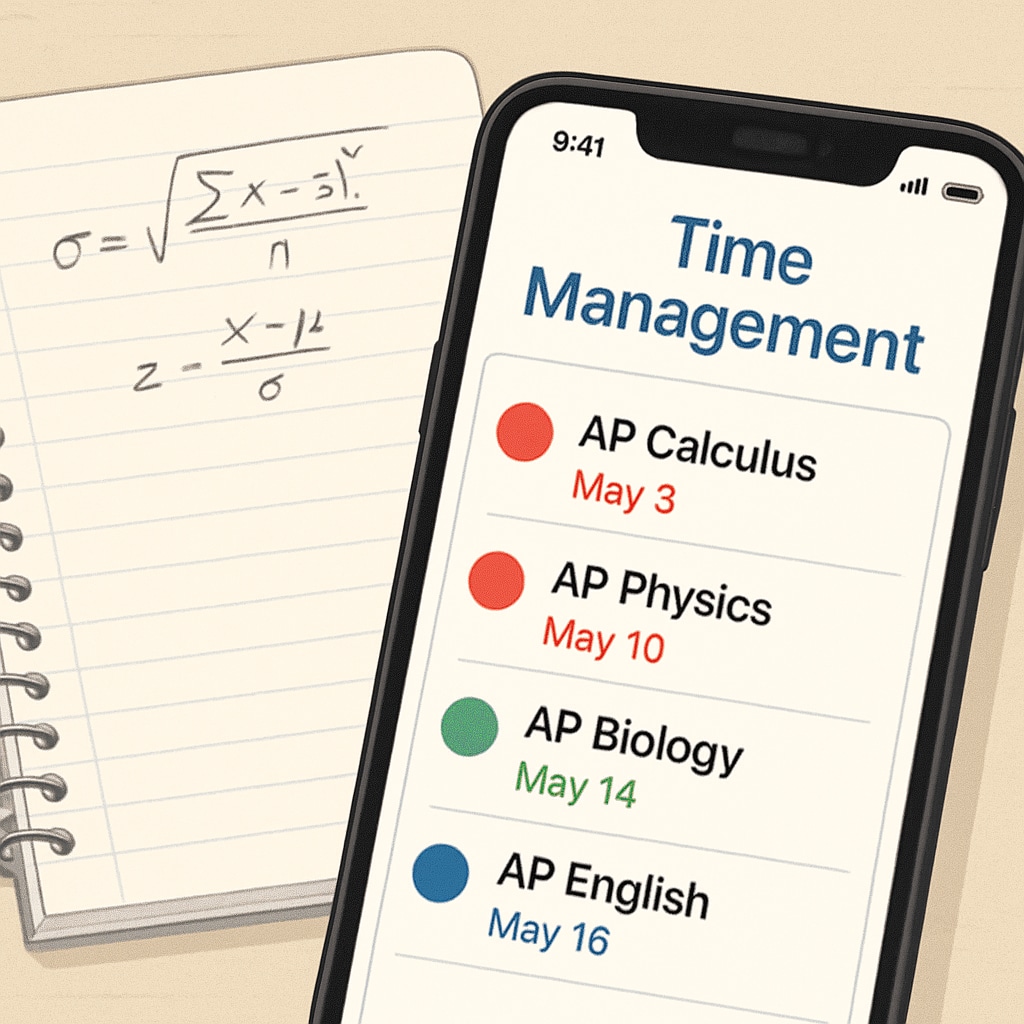 AP Statistics scheduling and time management for AP courses