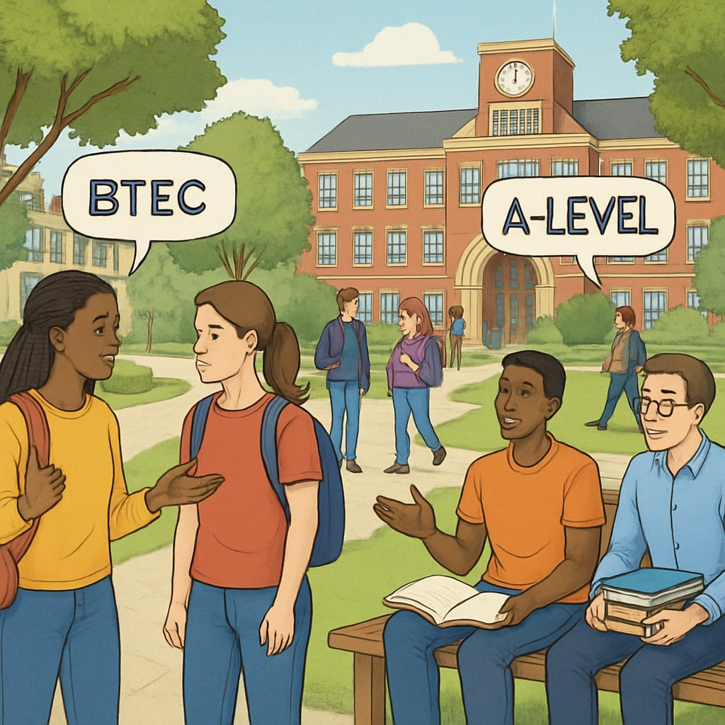 University applications for BTEC Computer Science and A-level students