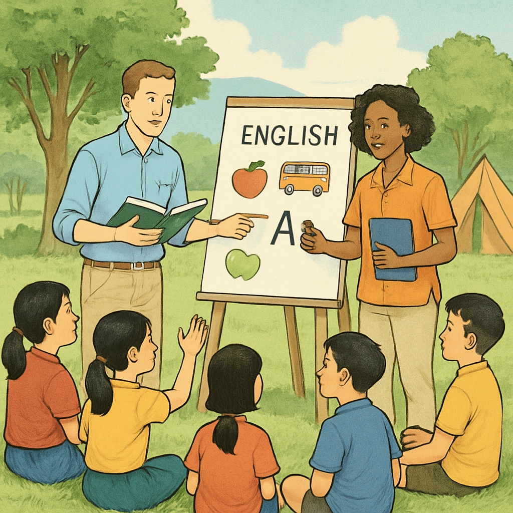 Thailand English teaching summer camp with international educators