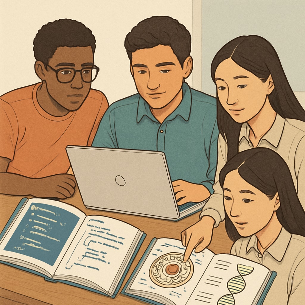 Students comparing STEM major requirements for career planning