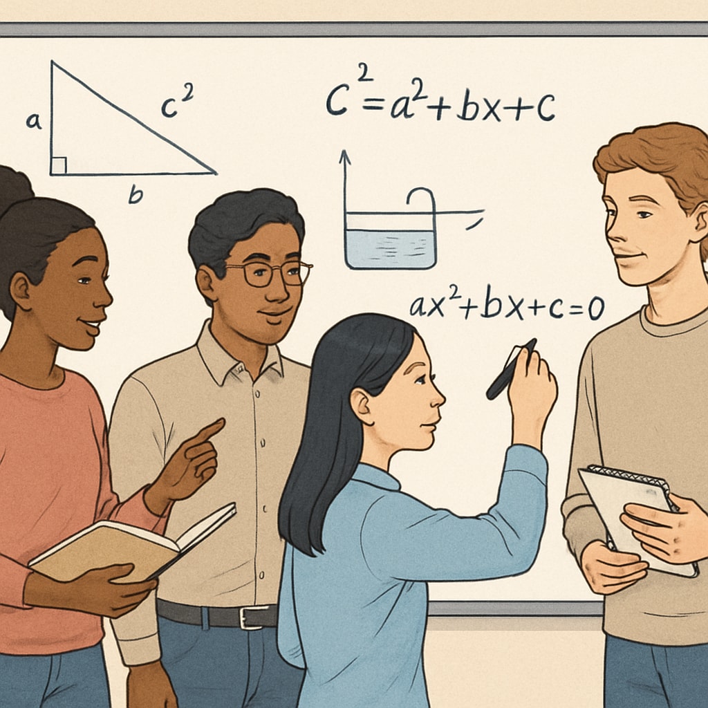 Students addressing delayed learning questions through collaborative problem-solving