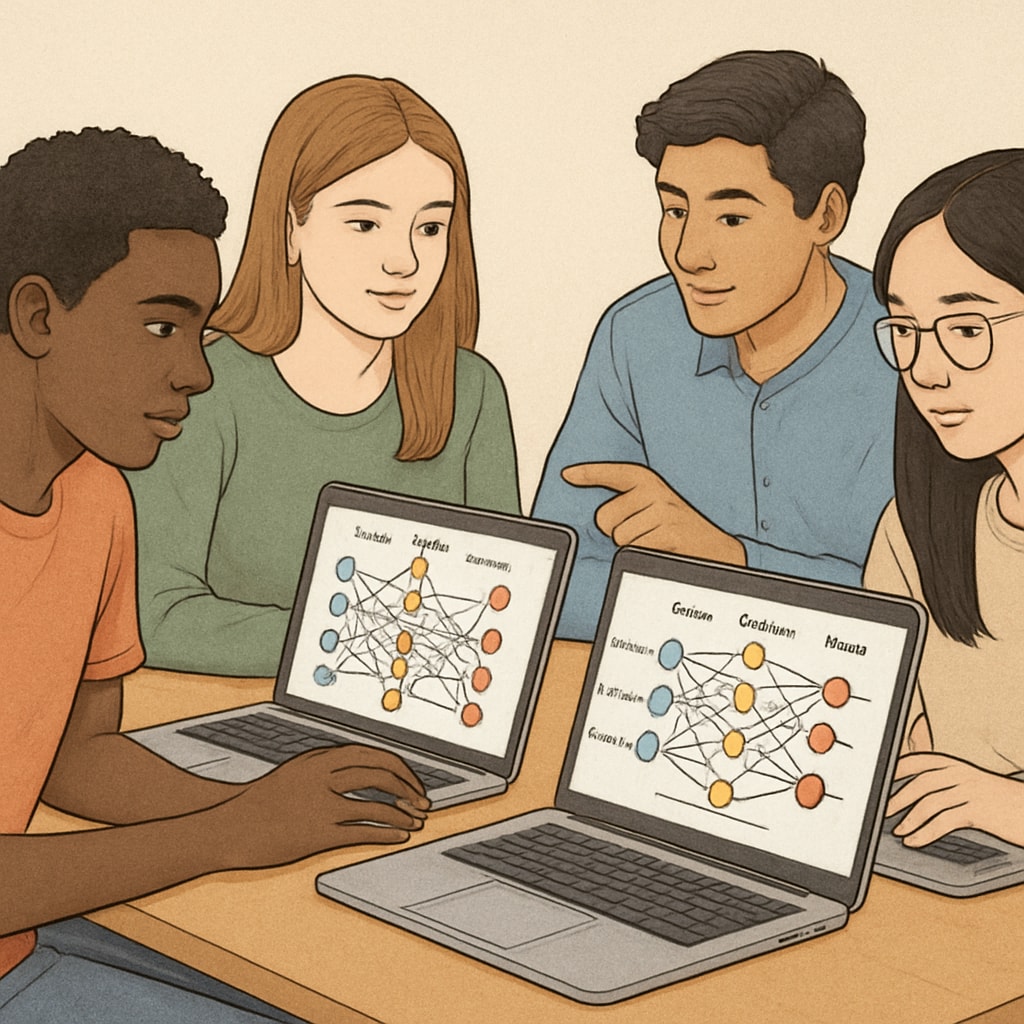 AI education student collaboration under resource constraints