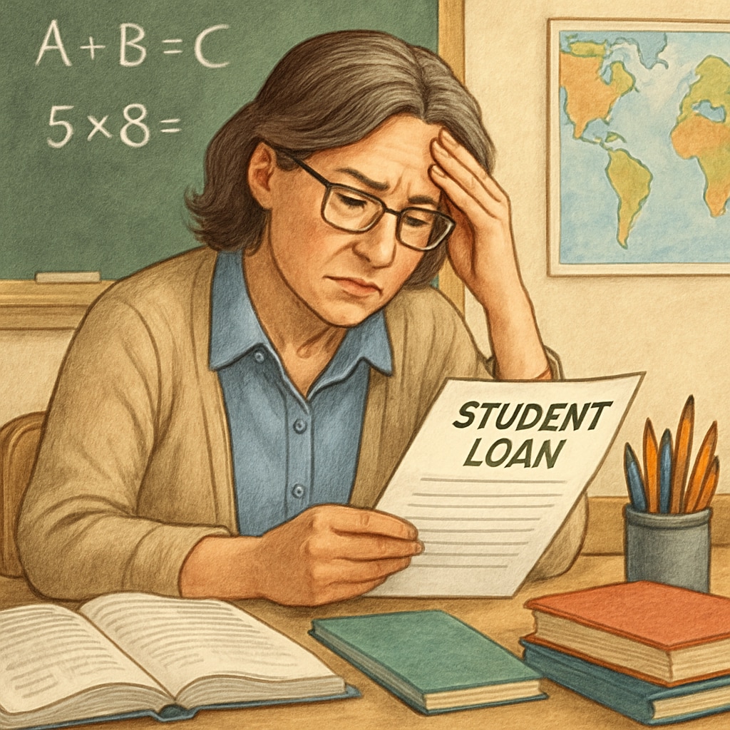 Teacher stressed about student loan SAVE plan repayment increases