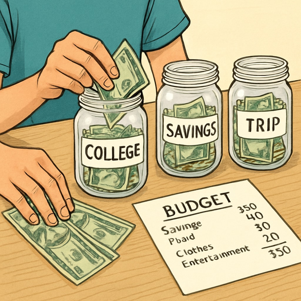 Teen financial literacy through pocket money management