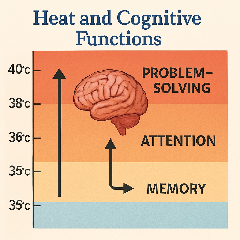 Education inequality caused by heat's neurological impacts